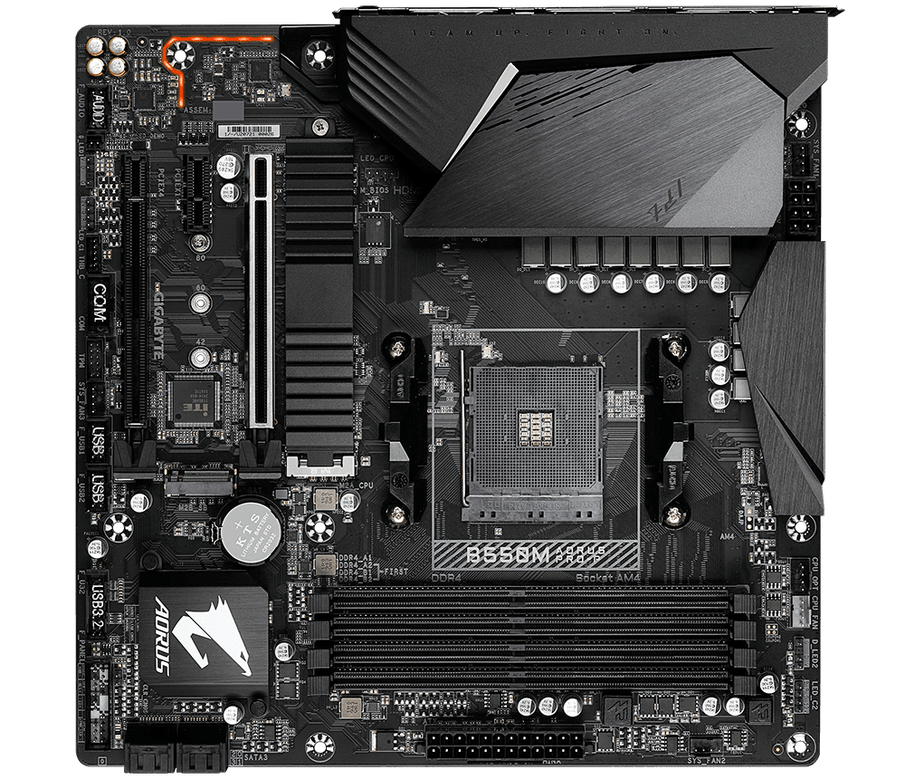 motherboard gigabyte b550m pro aorus