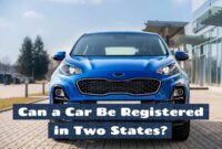 Can a car be registered and insured in different states