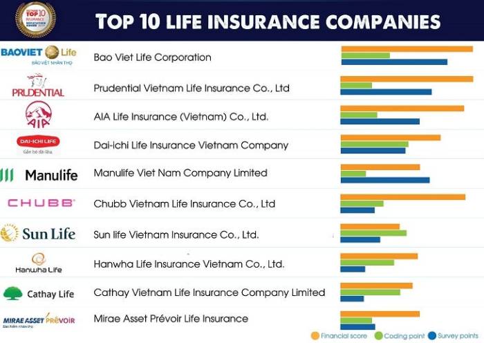 Insurance companies top life vietnam medium non