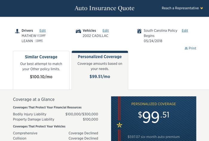 Usaa claims cheapest