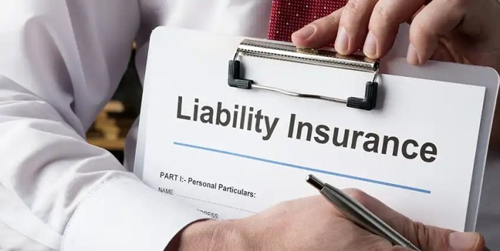 Insurance liability importance