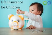 Insurance life children kids policy future jump financial start their