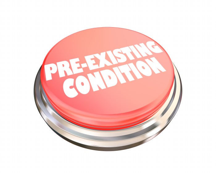 Existing conditions where