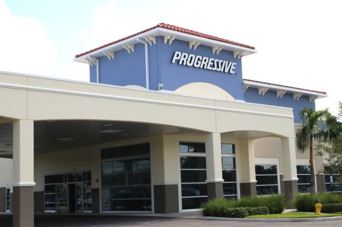 Insurance progressive office regional claims