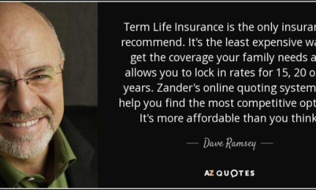 Insurance life quotes term level dave ramsey quotesbae financial choose board