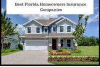 Homeowners insurance companies florida