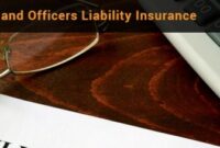 Officers directors insurance liability