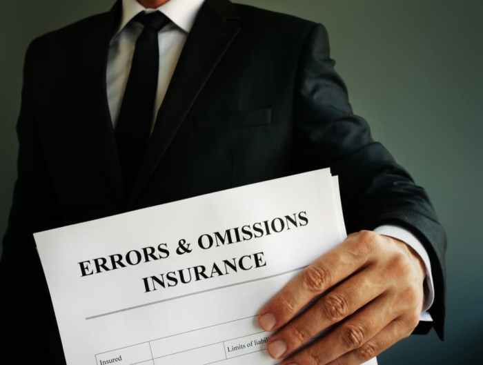 Insurance errors omissions successful require companies even most